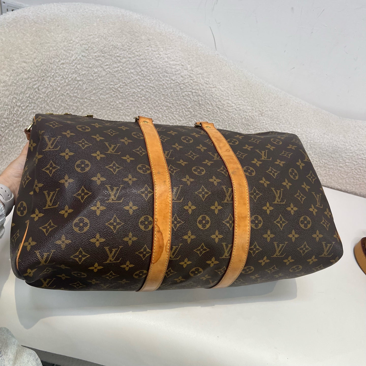 Louis Vuitton - Keepall - Cloth - Brown - (large)