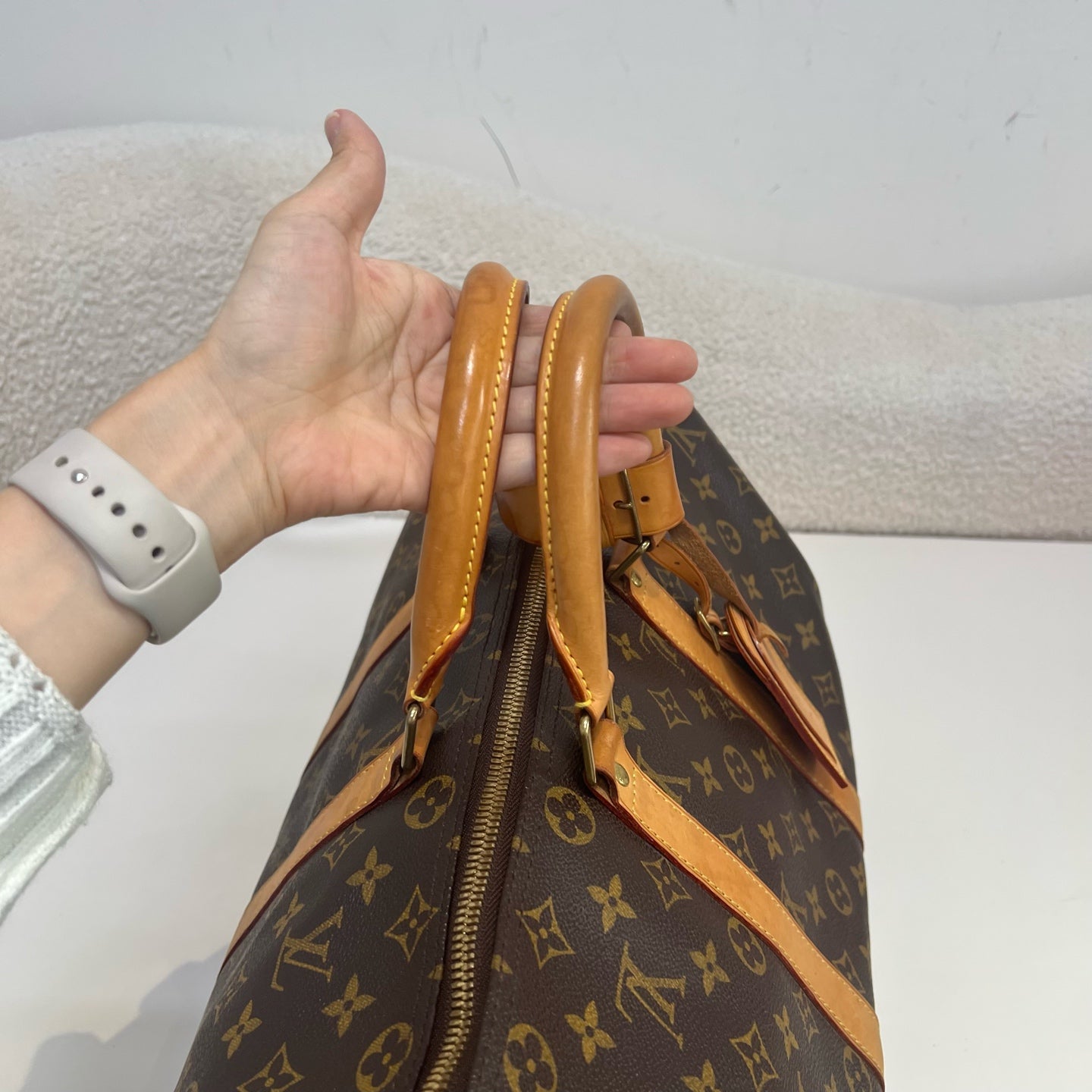 Louis Vuitton - Keepall - Cloth - Brown - (large)