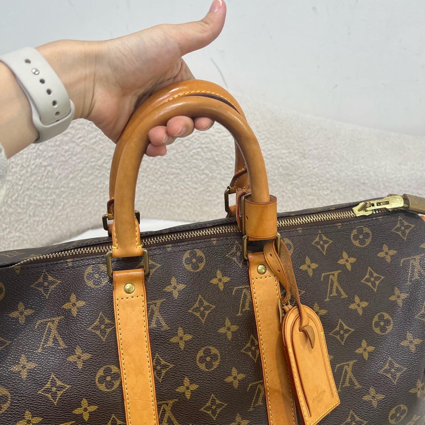 Louis Vuitton - Keepall - Cloth - Brown - (large)