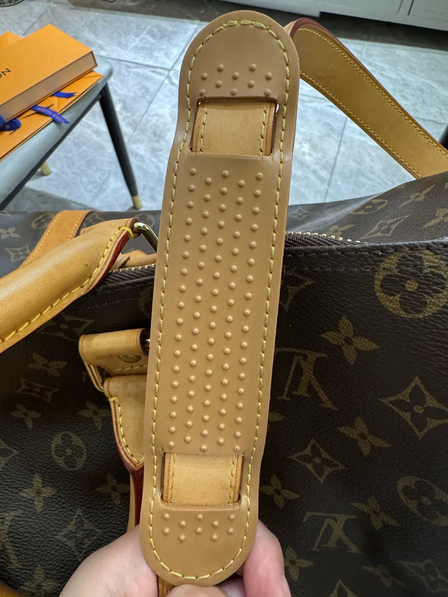 Louis Vuitton - Keepall - Cloth - Brown - (large)