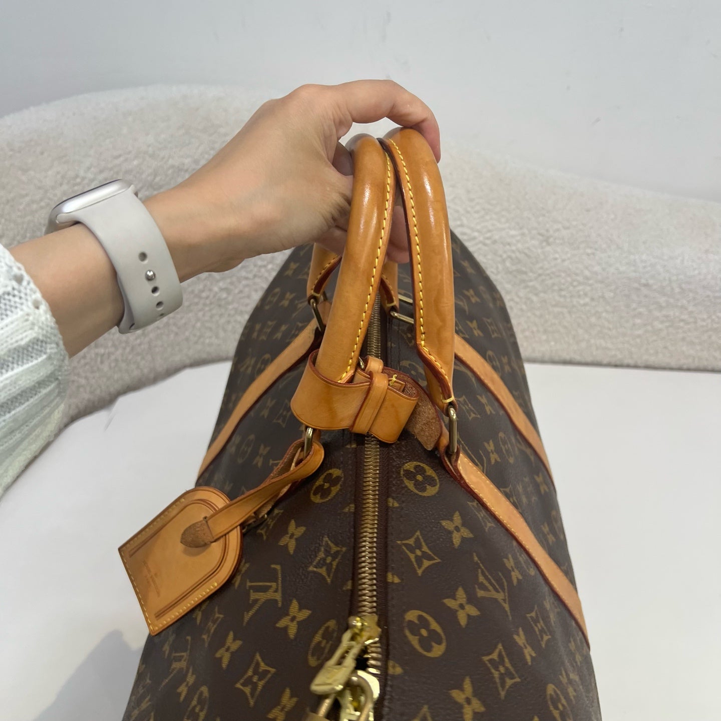Louis Vuitton - Keepall - Cloth - Brown - (large)