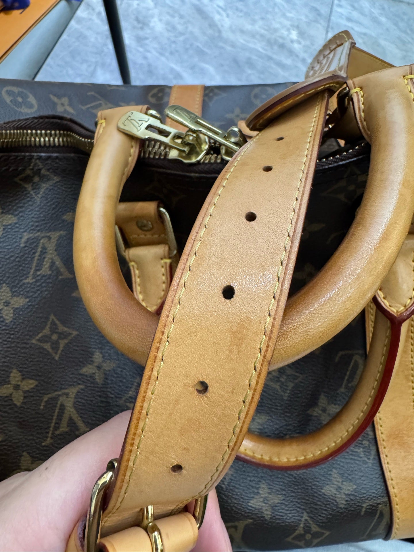 Louis Vuitton - Keepall - Cloth - Brown - (large)