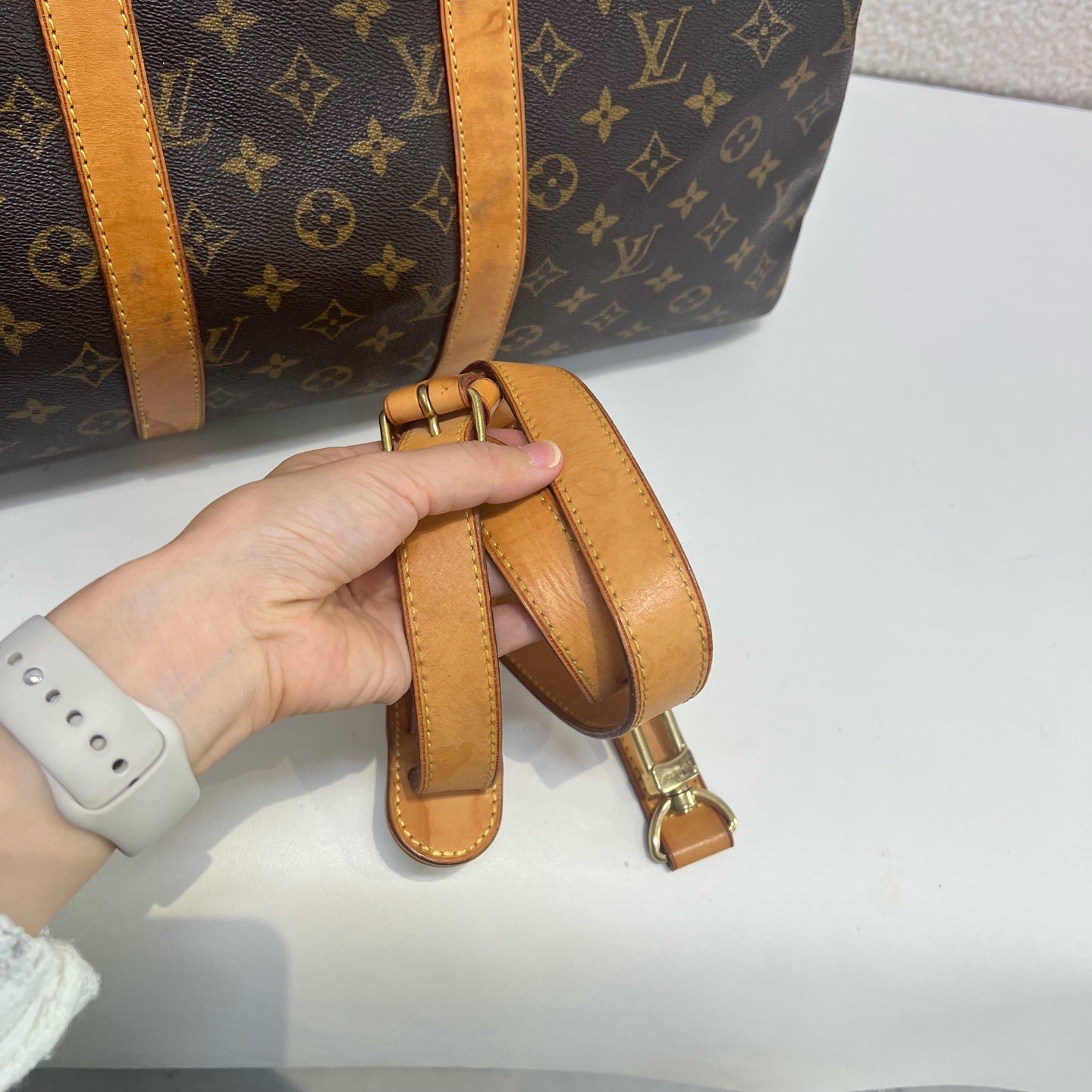 Louis Vuitton - Keepall - Cloth - Brown - (large)