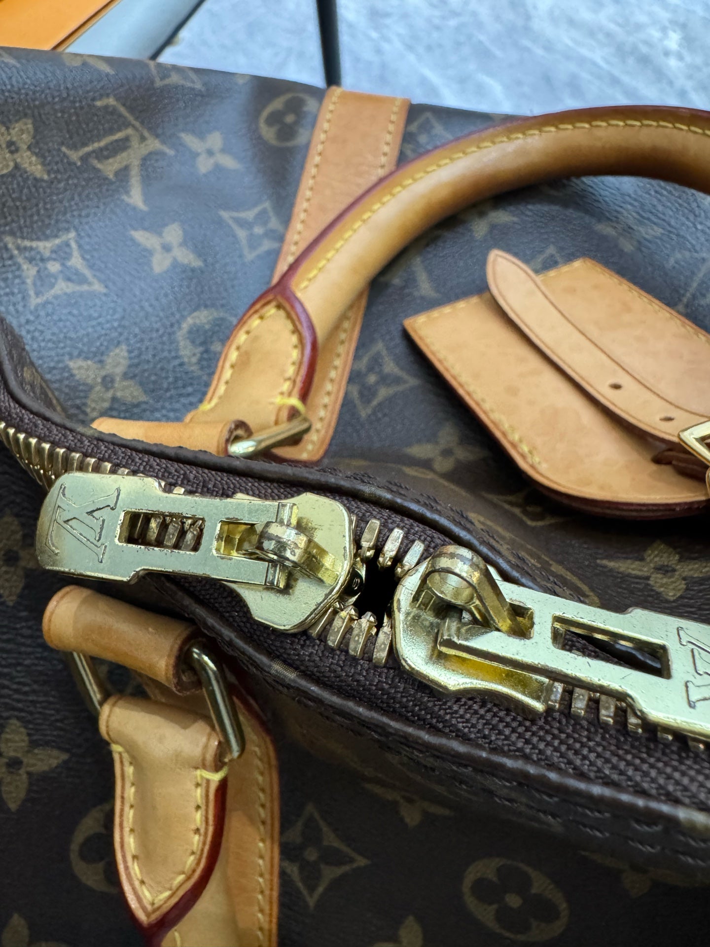 Louis Vuitton - Keepall - Cloth - Brown - (large)