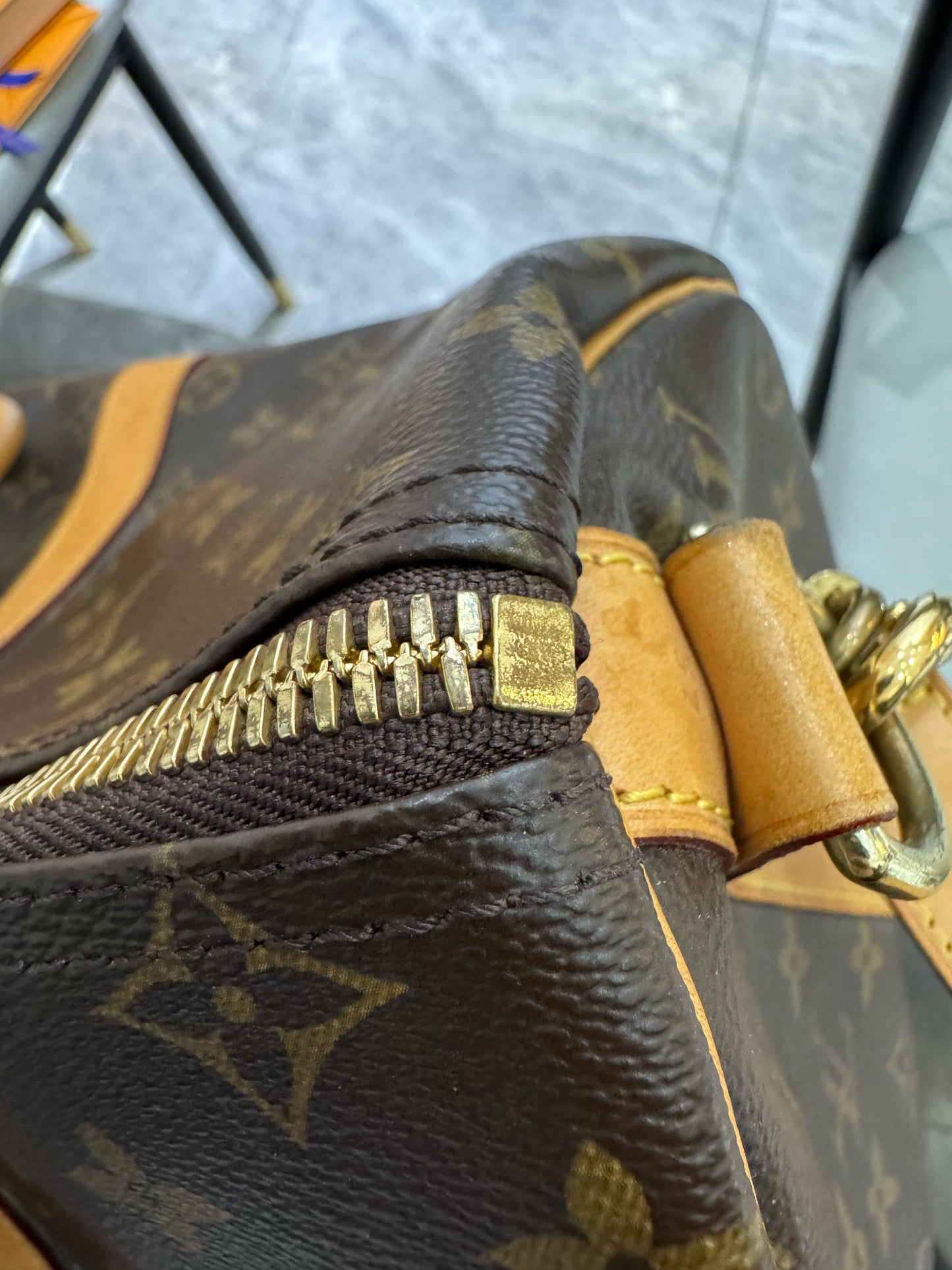 Louis Vuitton - Keepall - Cloth - Brown - (large)