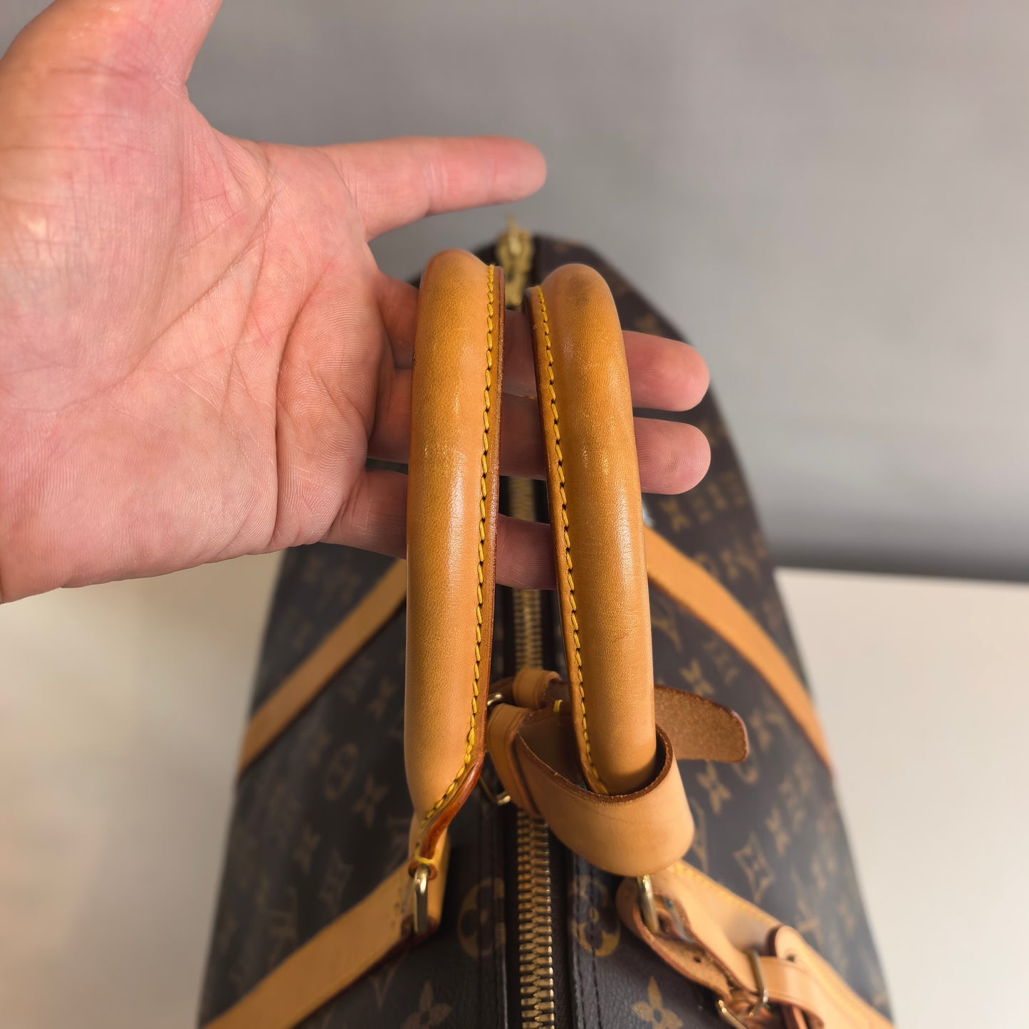 Louis Vuitton - Keepall - Cloth - Brown - (large)