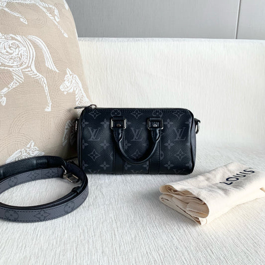 Louis Vuitton - Keepall - Leather - Black - (mini)