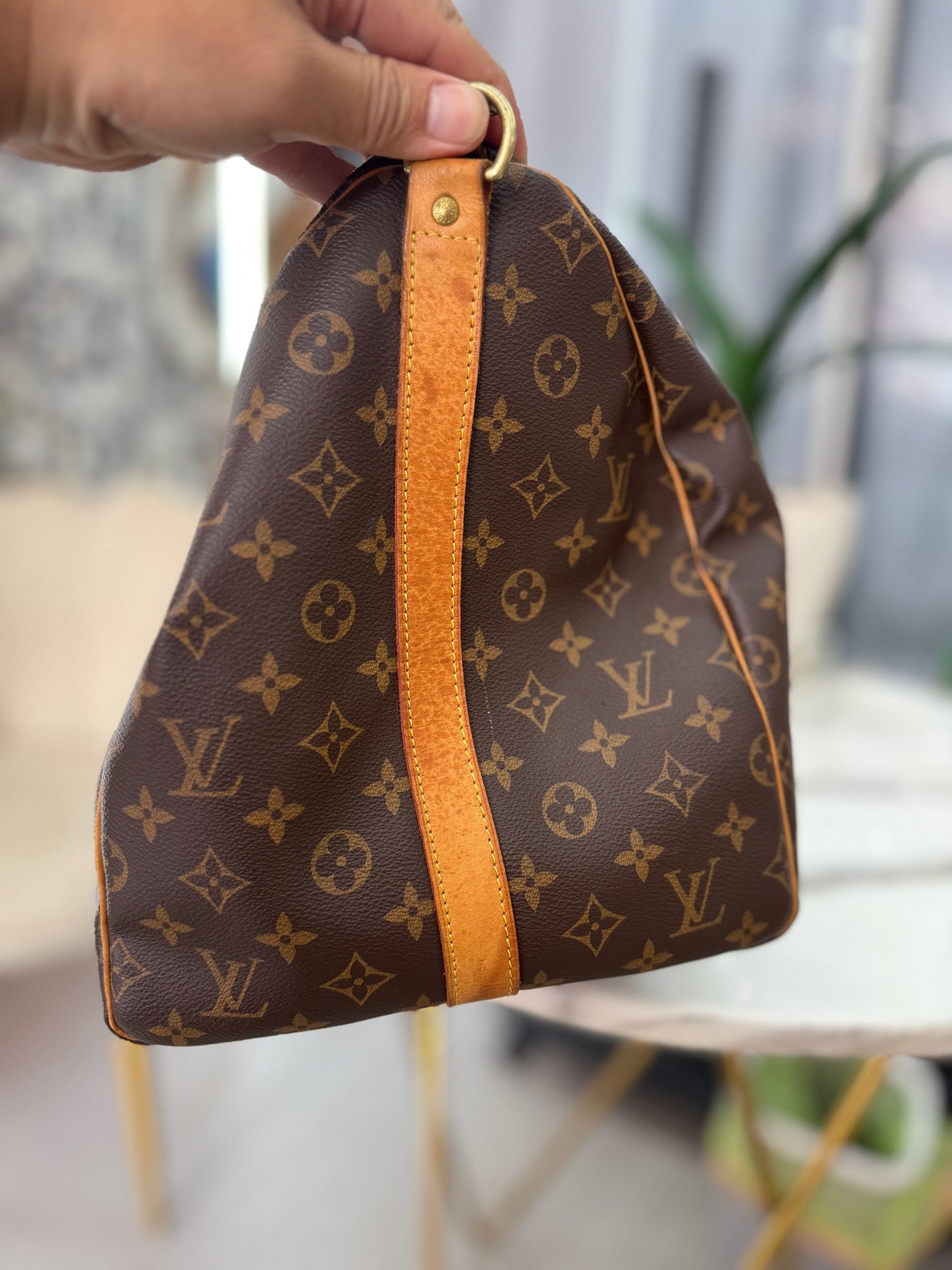 Louis Vuitton - Keepall - Leather - Brown - (55)