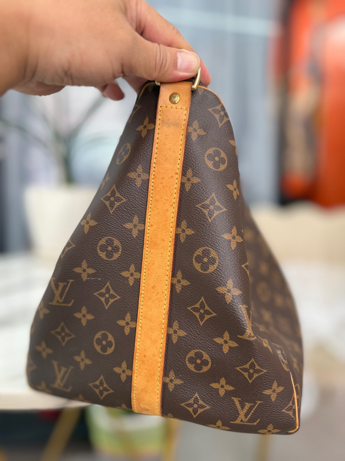Louis Vuitton - Keepall - Leather - Brown - (55)