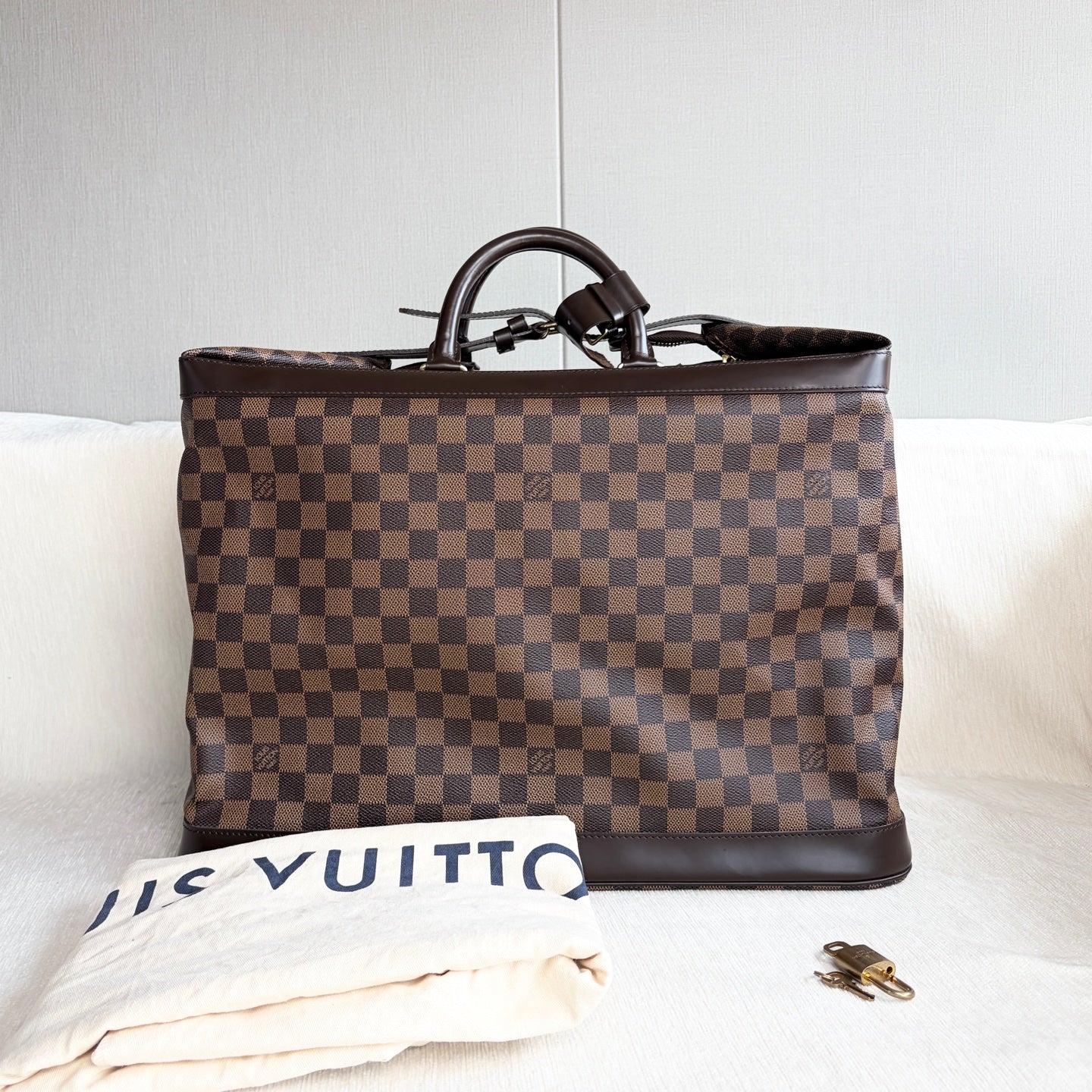 Louis Vuitton - Keepall - Synthetic - Brown - (Large)