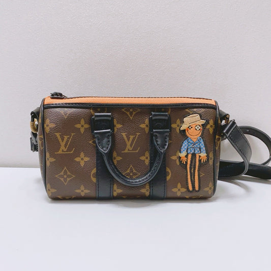 Louis Vuitton - Keepall XS Scarecrow - Monogram coated canvas with leather trim - Brown - (Mini)