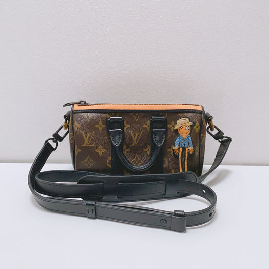 Louis Vuitton - Keepall XS Scarecrow - Monogram coated canvas with leather trim - Brown - (mini)