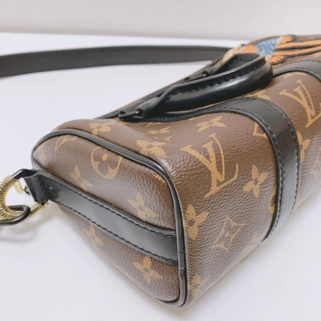 Louis Vuitton - Keepall XS Scarecrow - Monogram coated canvas with leather trim - Brown - (Mini)
