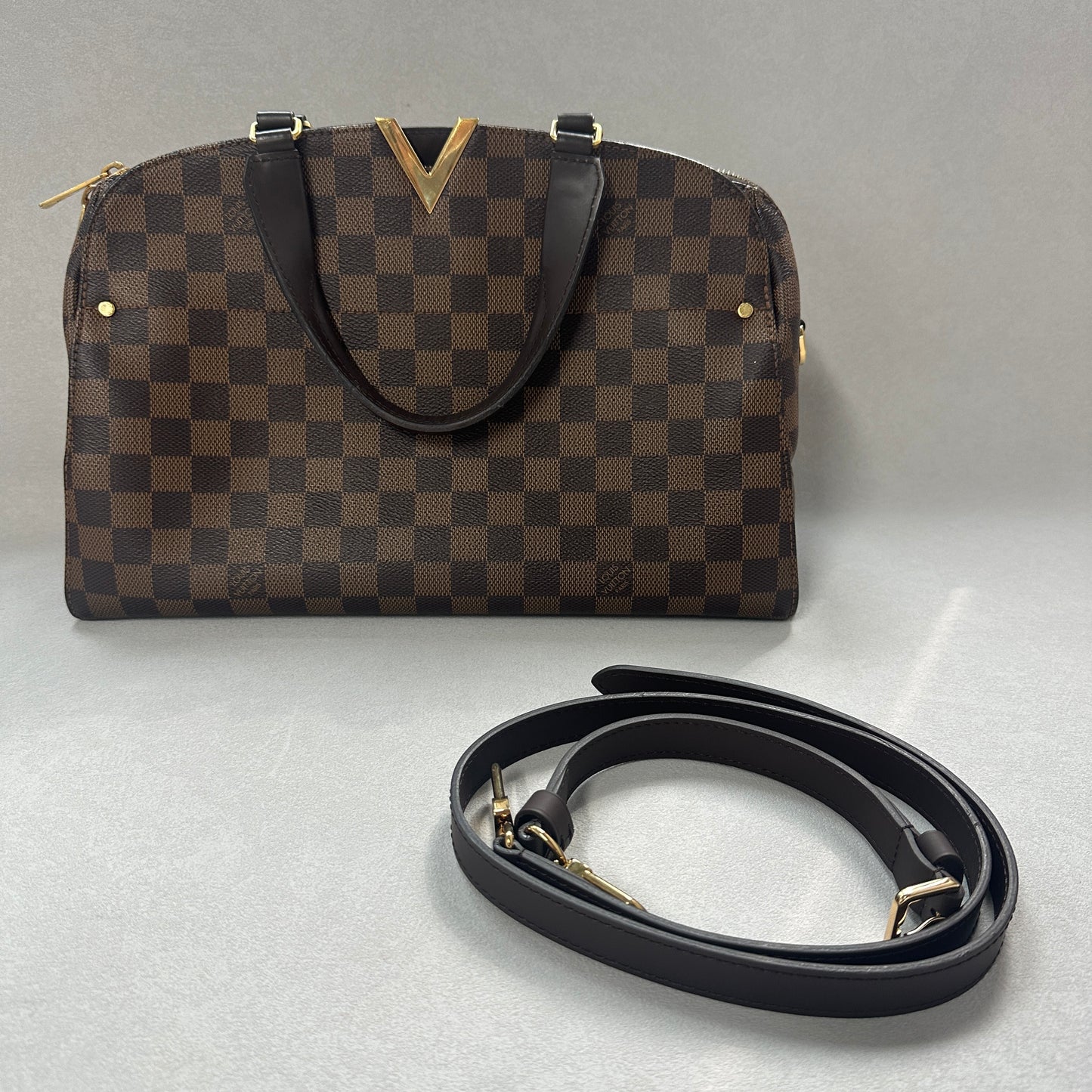 Louis Vuitton - Kensington - Leather - Brown - (medium)