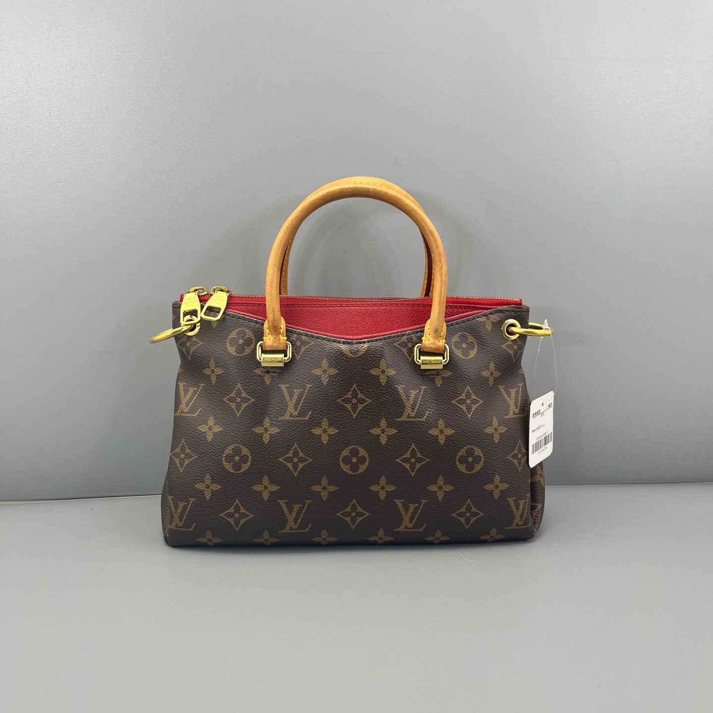 Louis Vuitton - Legend BB - Monogram canvas with Vachetta leather trim and textile lining - Brown with Red interior - (Small)