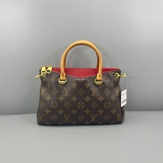 Louis Vuitton - Legend BB - Monogram canvas with Vachetta leather trim and textile lining - Brown with Red interior - (Small)