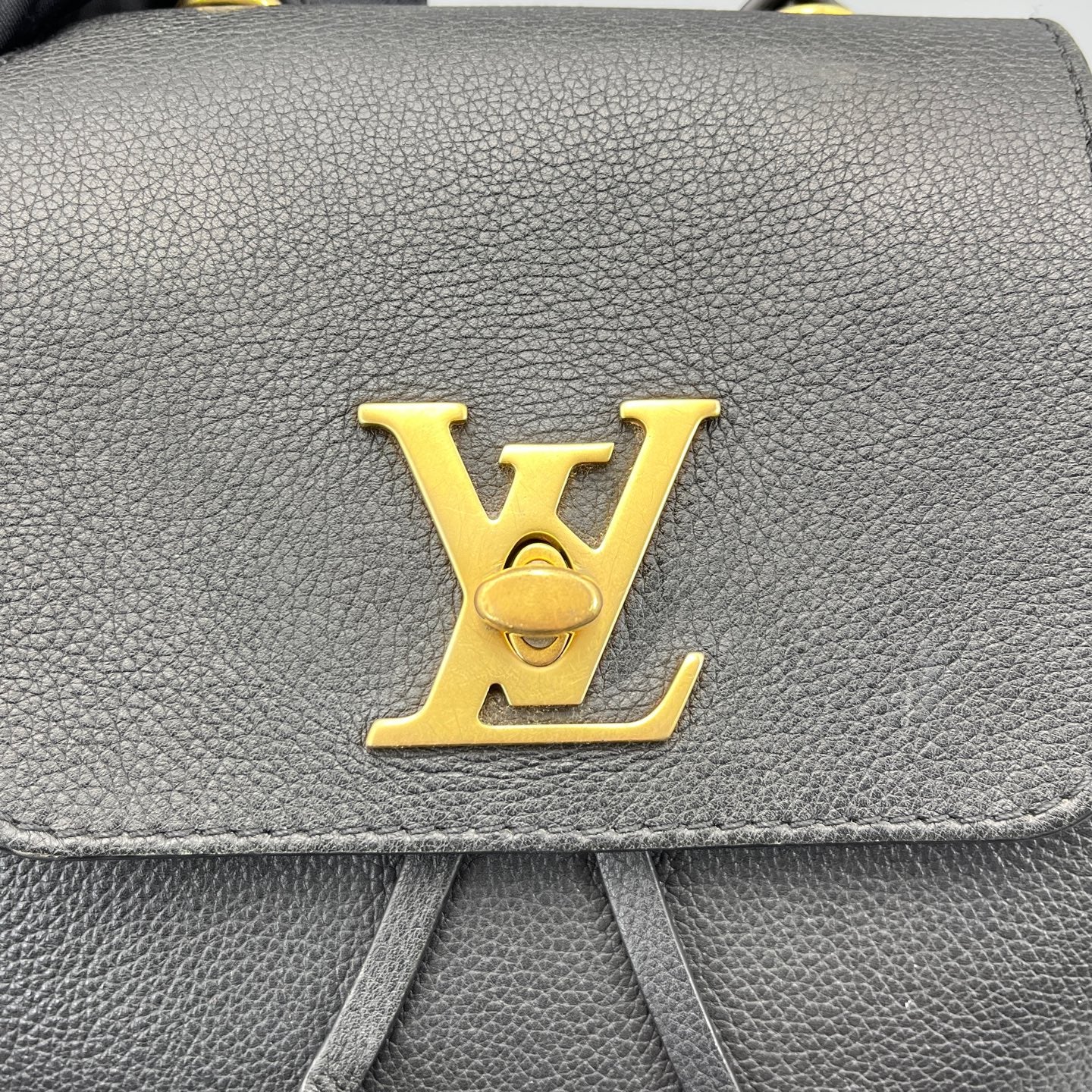 Louis Vuitton - Lockme Backpack Mini - Leather - Black - (mini)