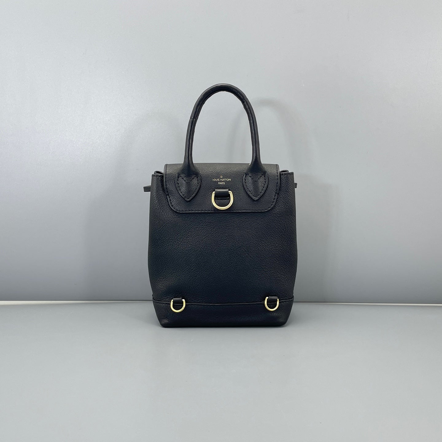 Louis Vuitton - Lockme Backpack Mini - Leather - Black - (mini)