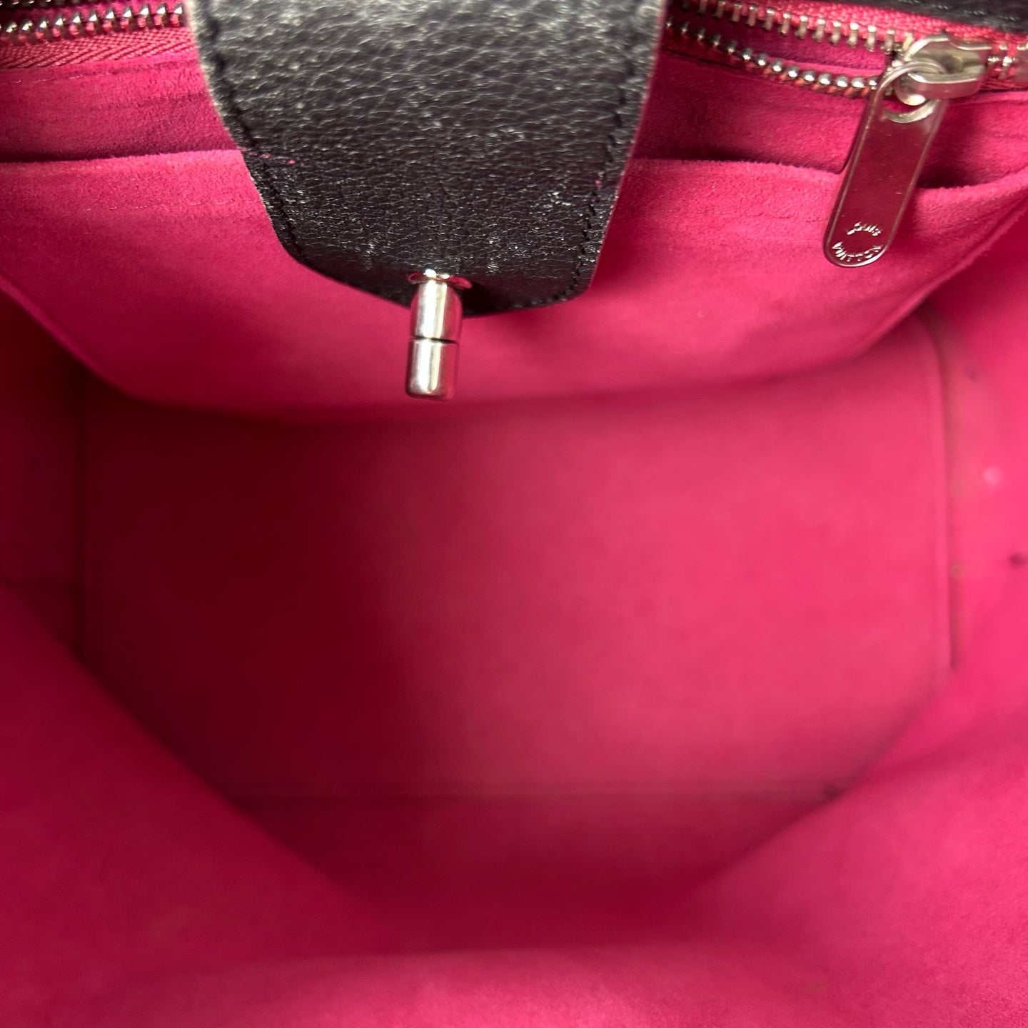 Louis Vuitton - Lockme Bucket - Cowhide leather - Black - (medium)