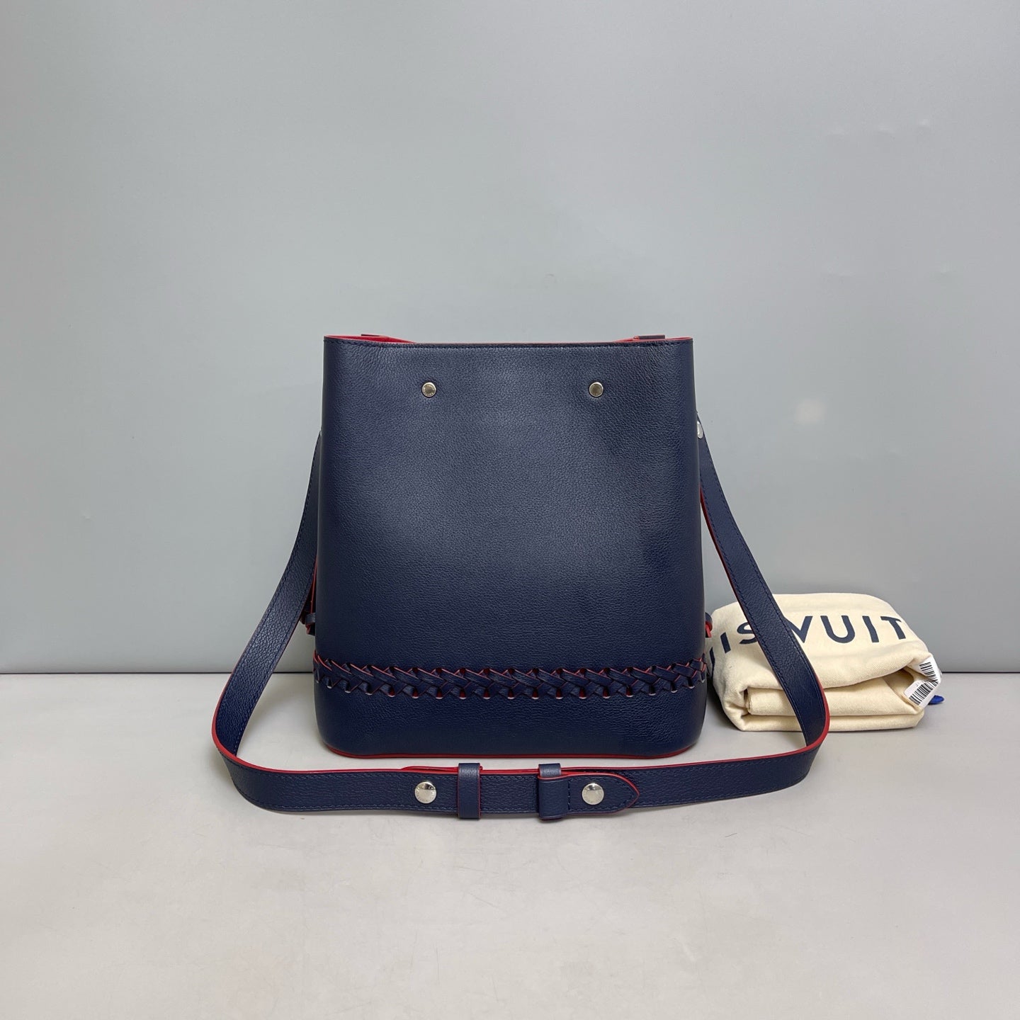 Louis Vuitton - Lockme Bucket - Leather - Blue - (medium)