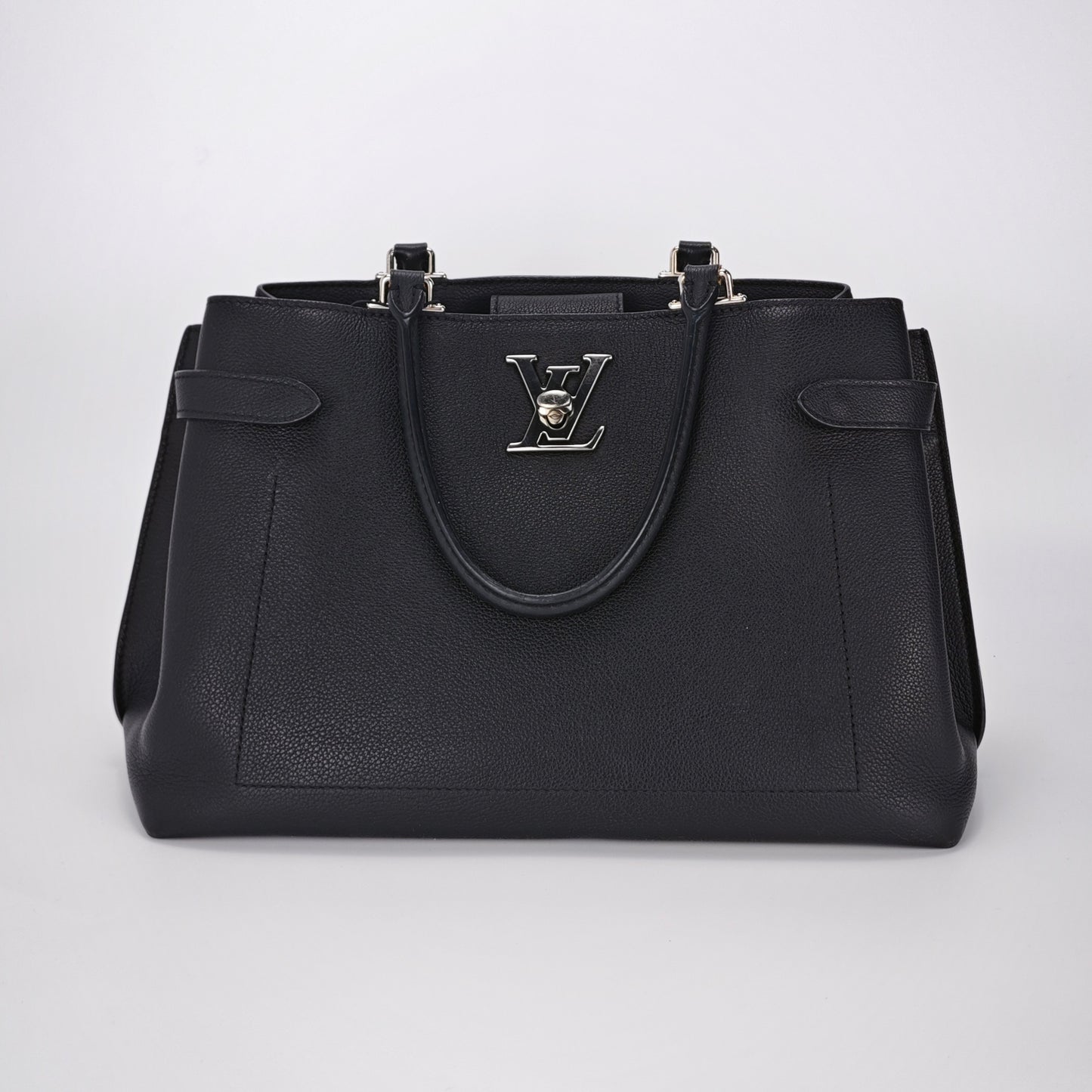 Louis Vuitton - Lockme - Grained leather - Black - (medium)