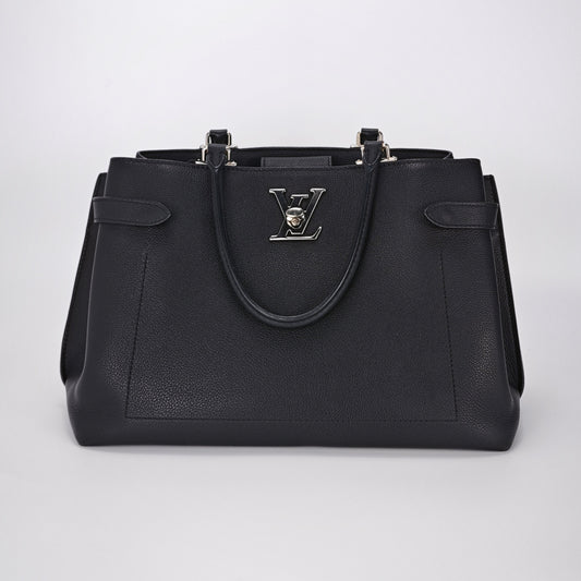 Louis Vuitton - Lockme - Grained leather - Black - (medium)