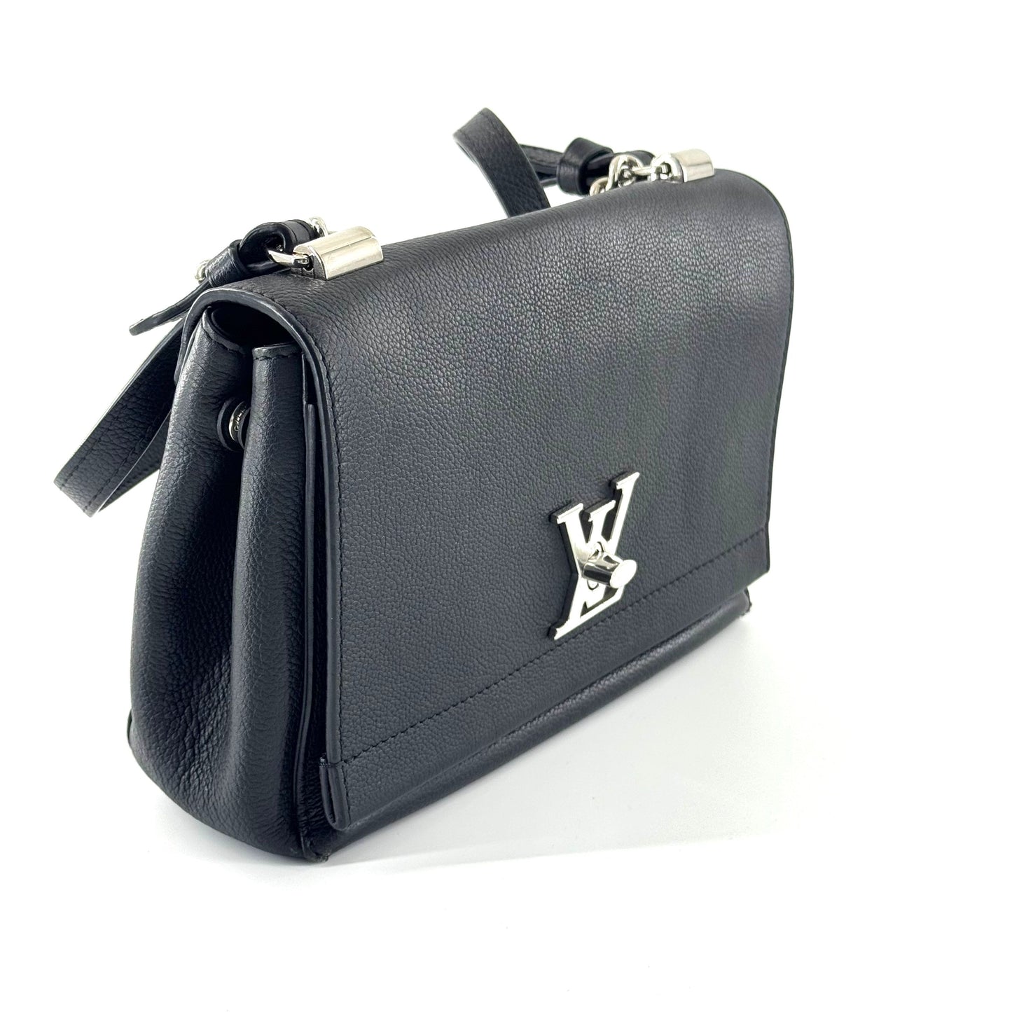 Louis Vuitton - Lockme - Leather - Black - (medium)