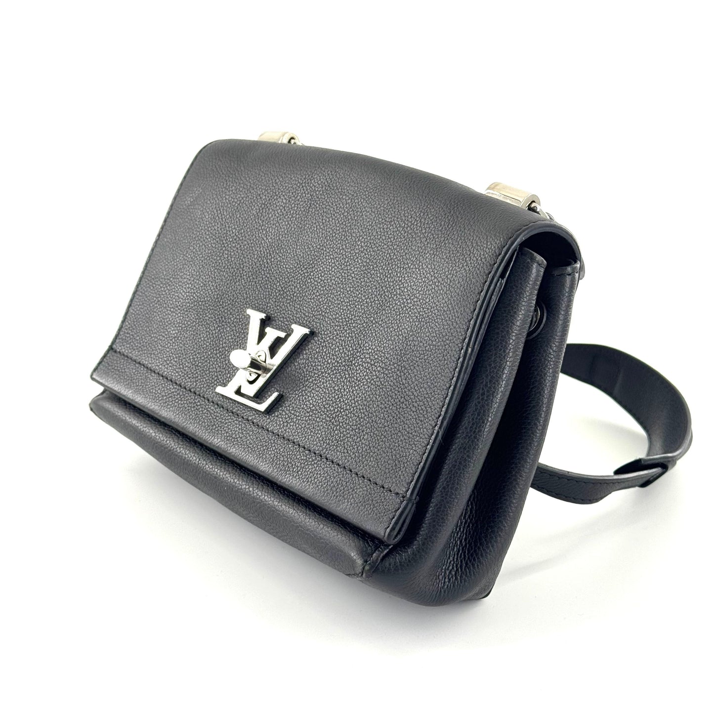 Louis Vuitton - Lockme - Leather - Black - (medium)