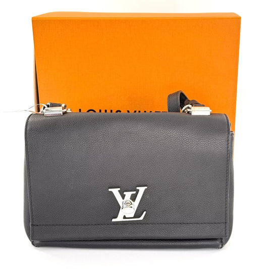 Louis Vuitton - Lockme - Leather - Black - (small)