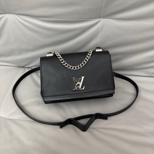 Louis Vuitton - Lockme - Leather - Black - (small)