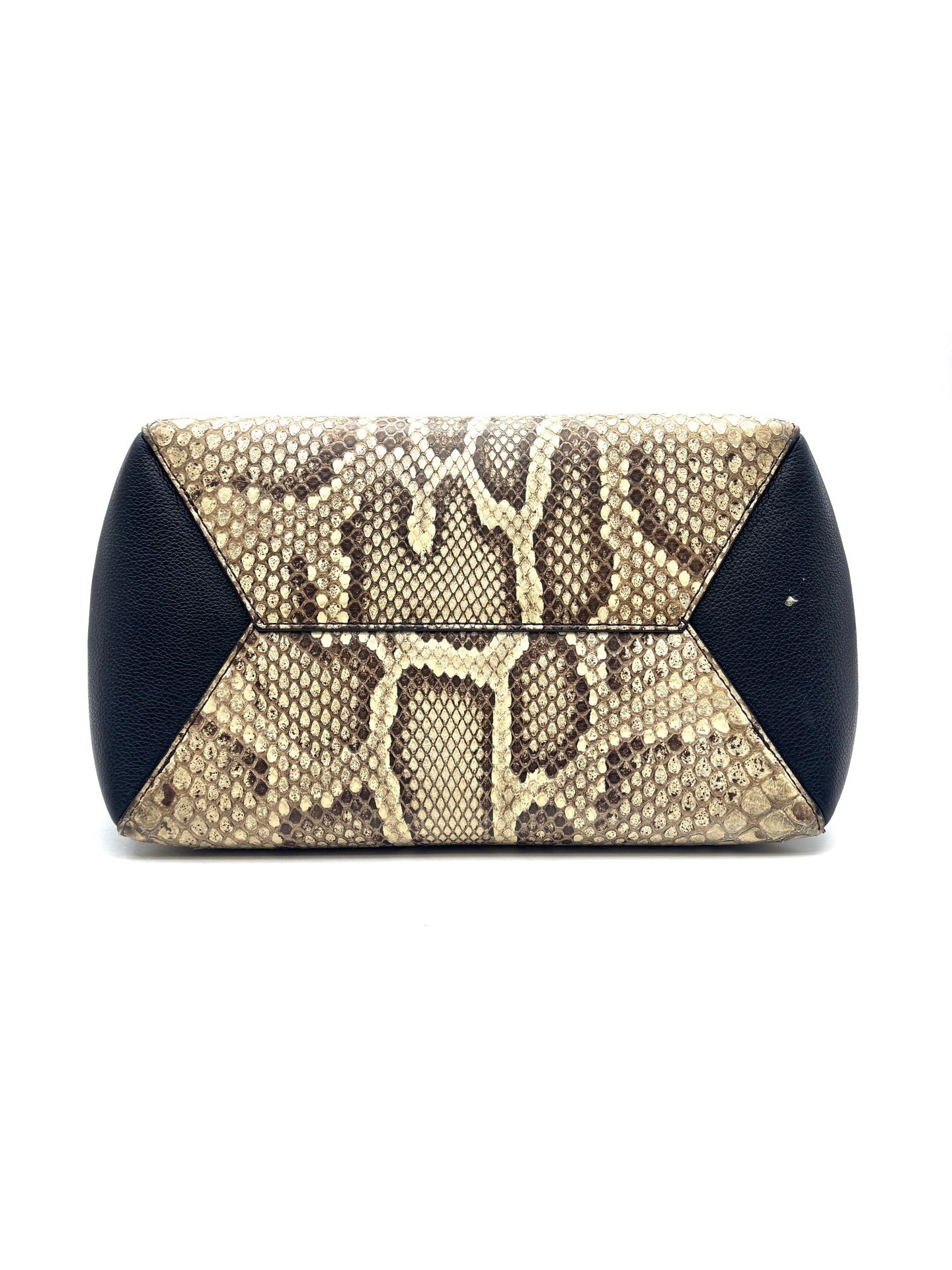 Louis Vuitton - Lockme Tote - Grained calfskin leather and python leather - Black and Beige - (medium)