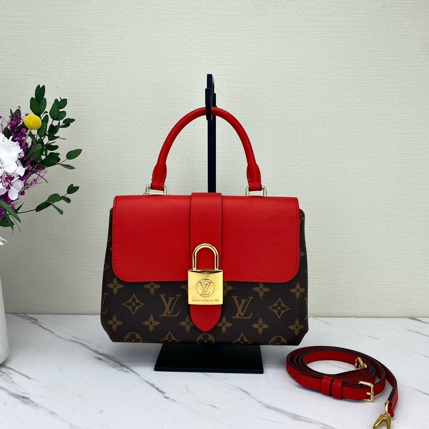 Louis Vuitton - Locky BB - Leather - Red - (mini)