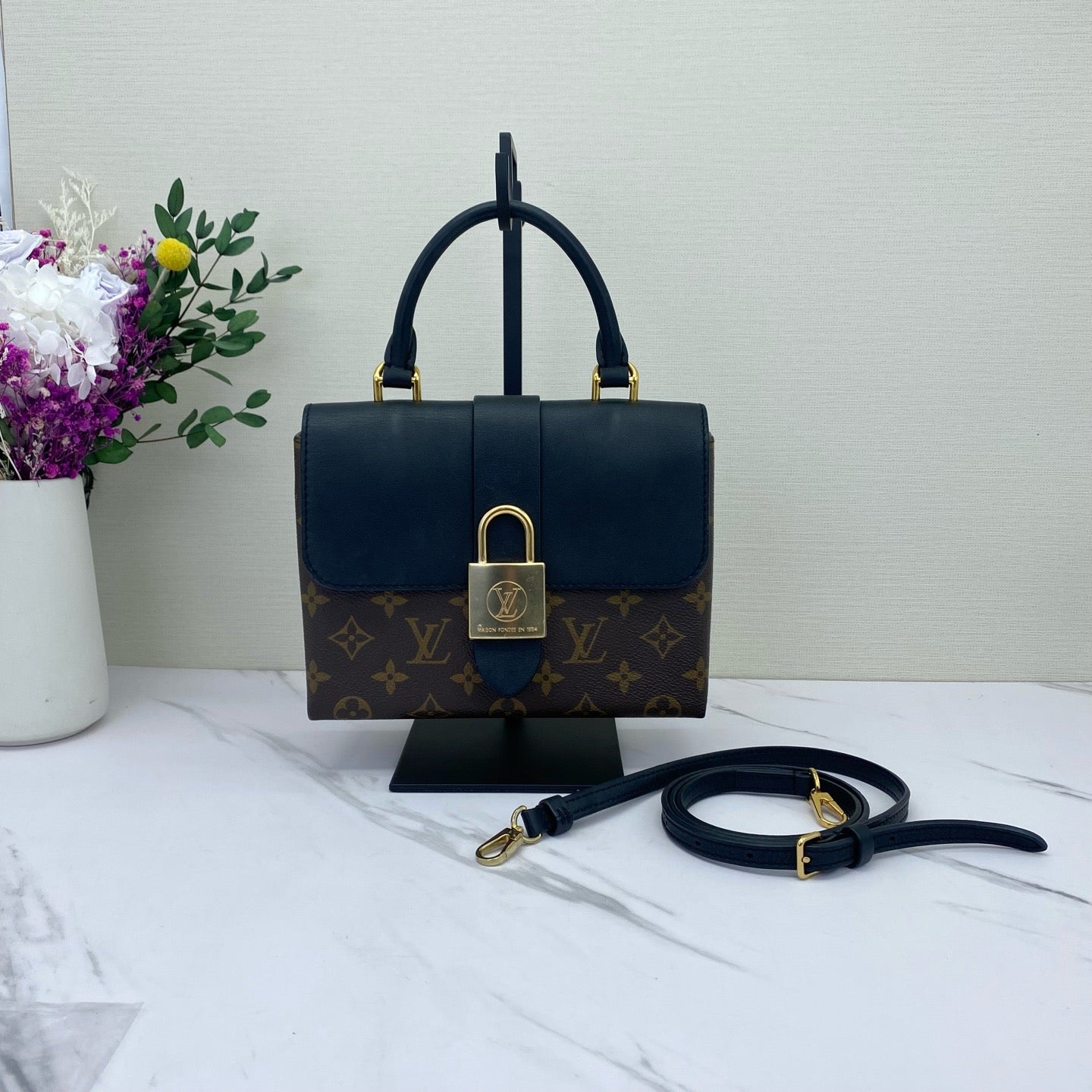 Louis Vuitton - Locky BB - Monogram coated canvas and smooth leather - Monogram Brown/Black with Gold-Tone Hardware - (mini)