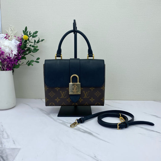 Louis Vuitton - Locky BB - Monogram coated canvas and smooth leather - Monogram Brown/Black with Gold-Tone Hardware - (mini)