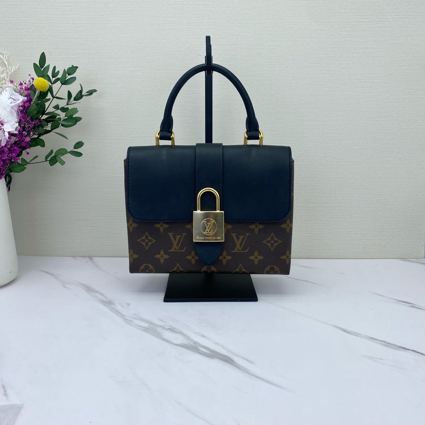 Louis Vuitton - Locky BB - Monogram coated canvas and smooth leather - Monogram Brown/Black with Gold-Tone Hardware - (mini)