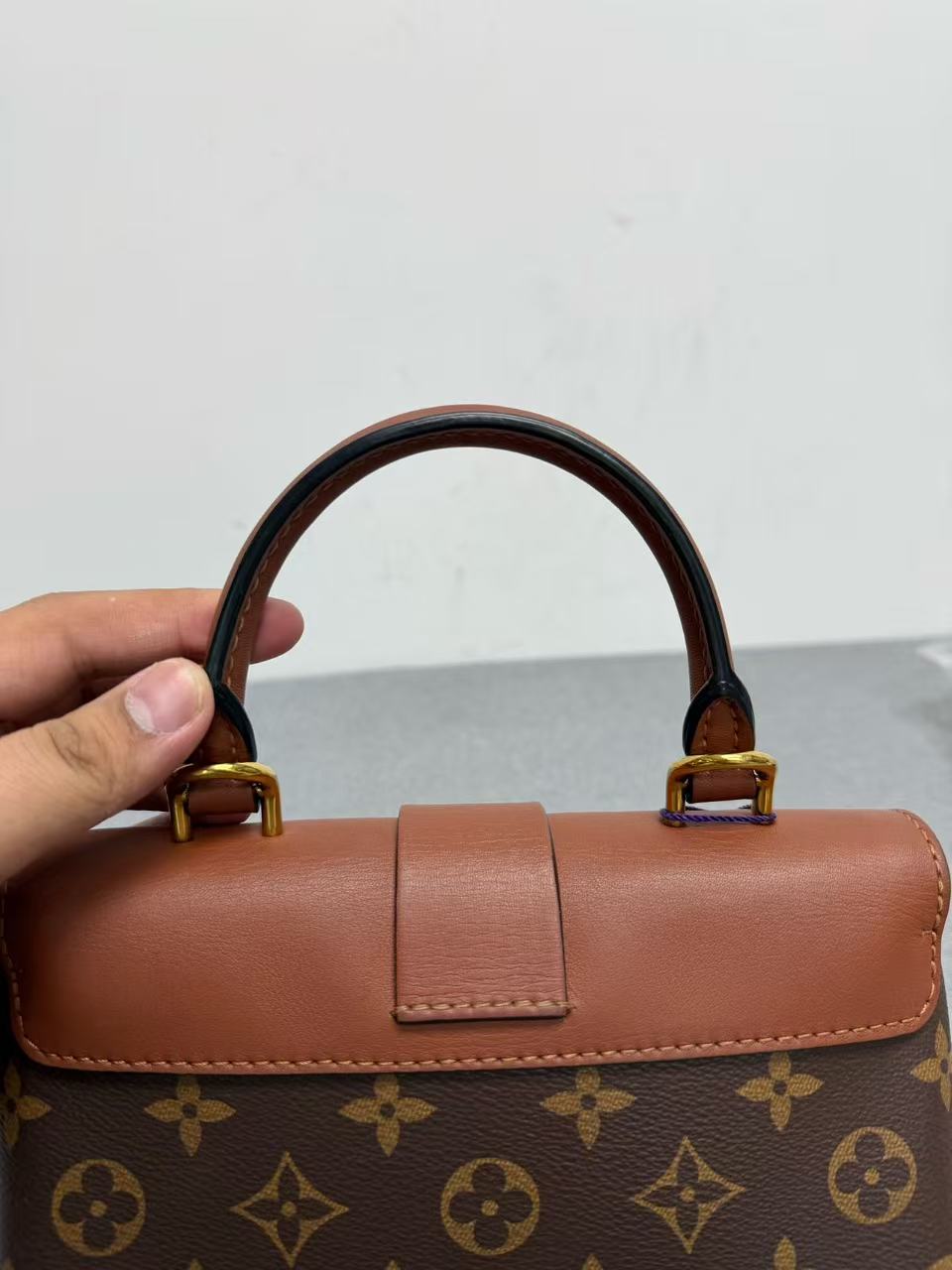 Louis Vuitton - Locky BB - Monogram coated canvas with smooth leather trim - Brown and Caramel - (mini)