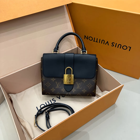 Louis Vuitton - Locky BB - Monogram coated canvas with smooth leather trim - Monogram Brown and Black - (mini)