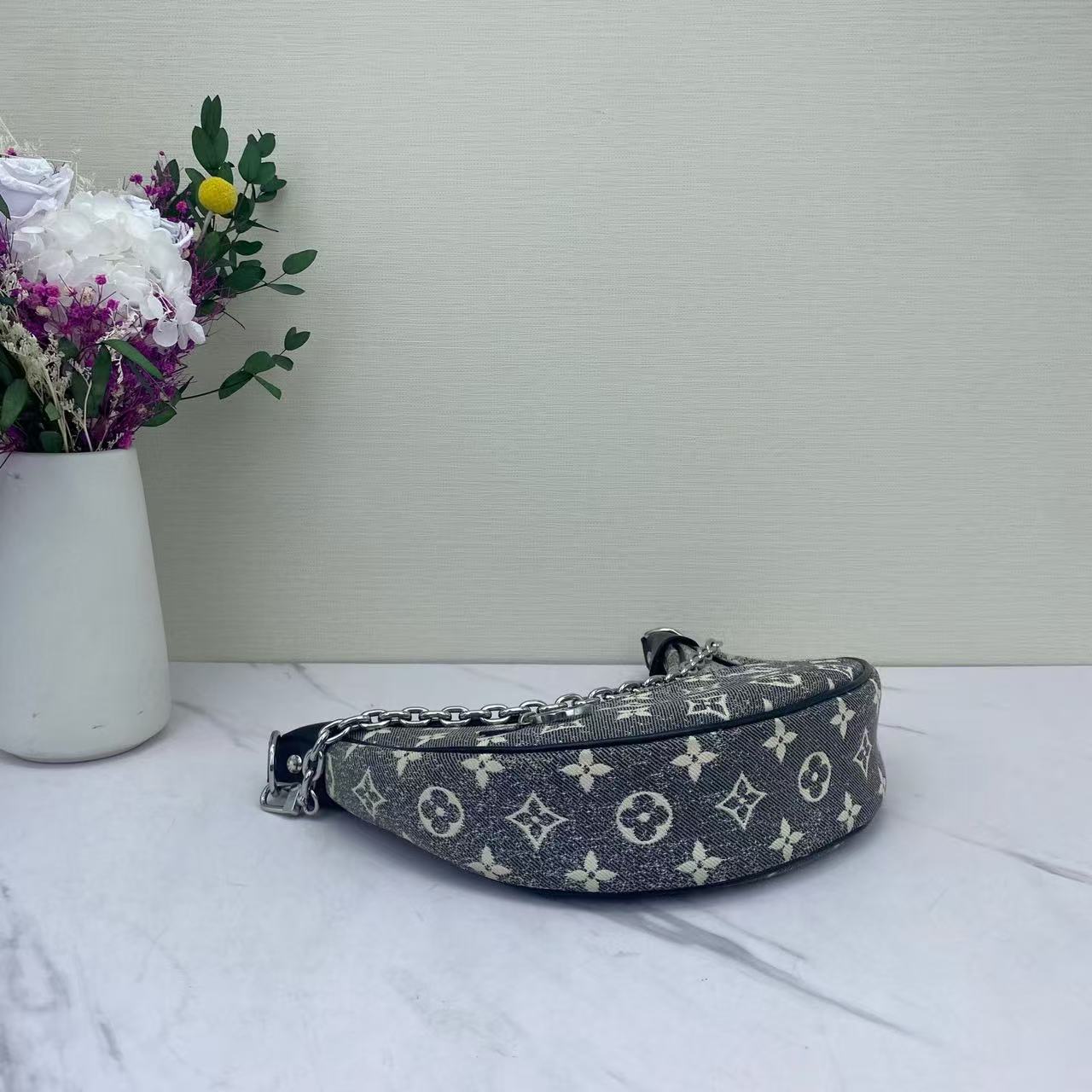 Louis Vuitton - Loop Hobo - Denim canvas - Blue - (small)