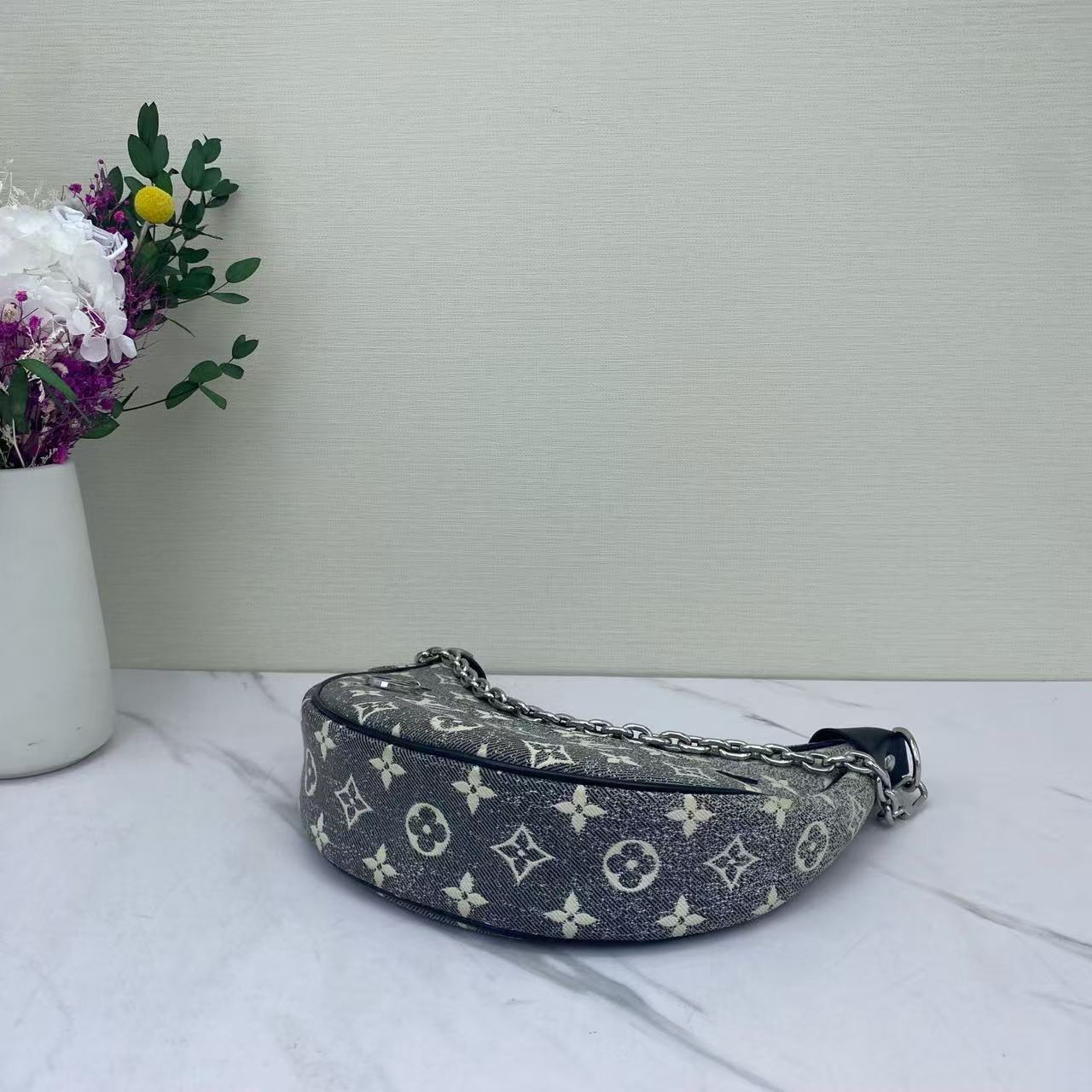 Louis Vuitton - Loop Hobo - Denim canvas - Blue - (small)