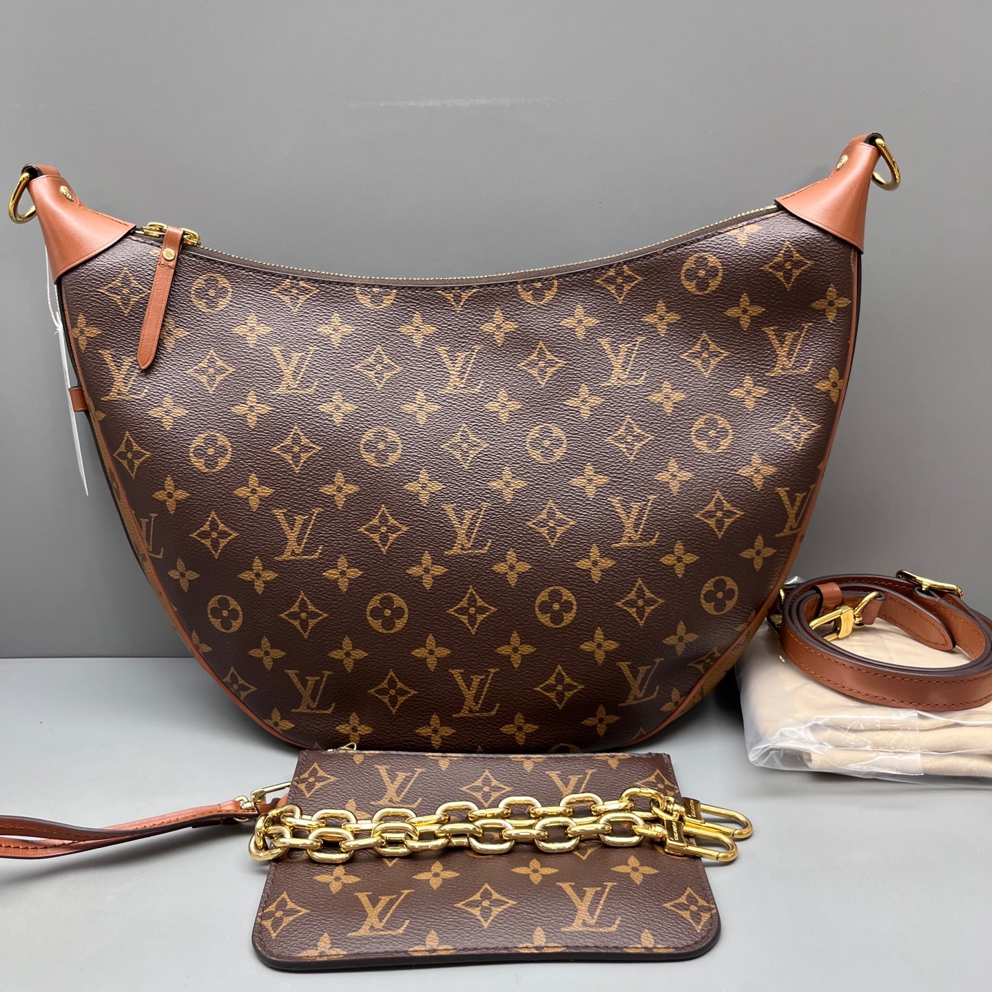 Louis Vuitton - Loop Hobo - Synthetic - Brown - (medium)