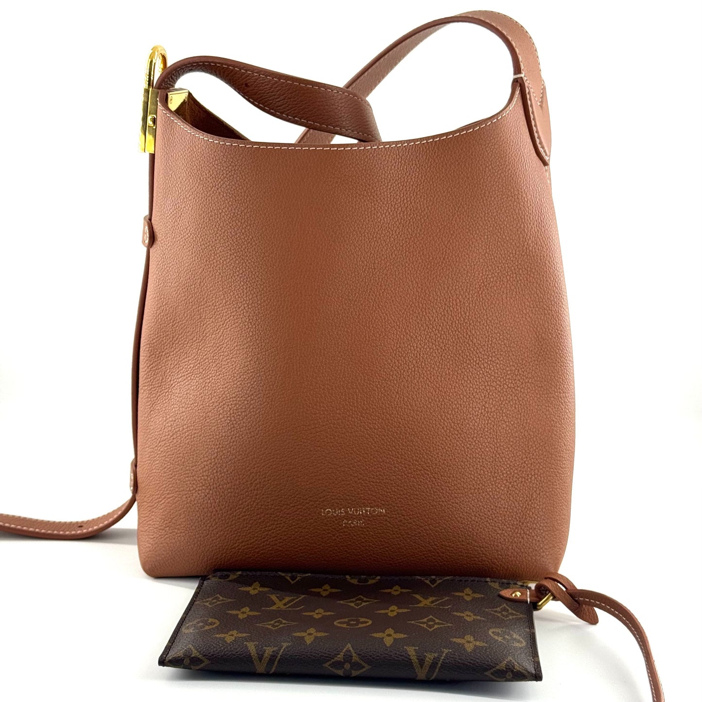 Louis Vuitton - Low key hobo - Leather - Brown