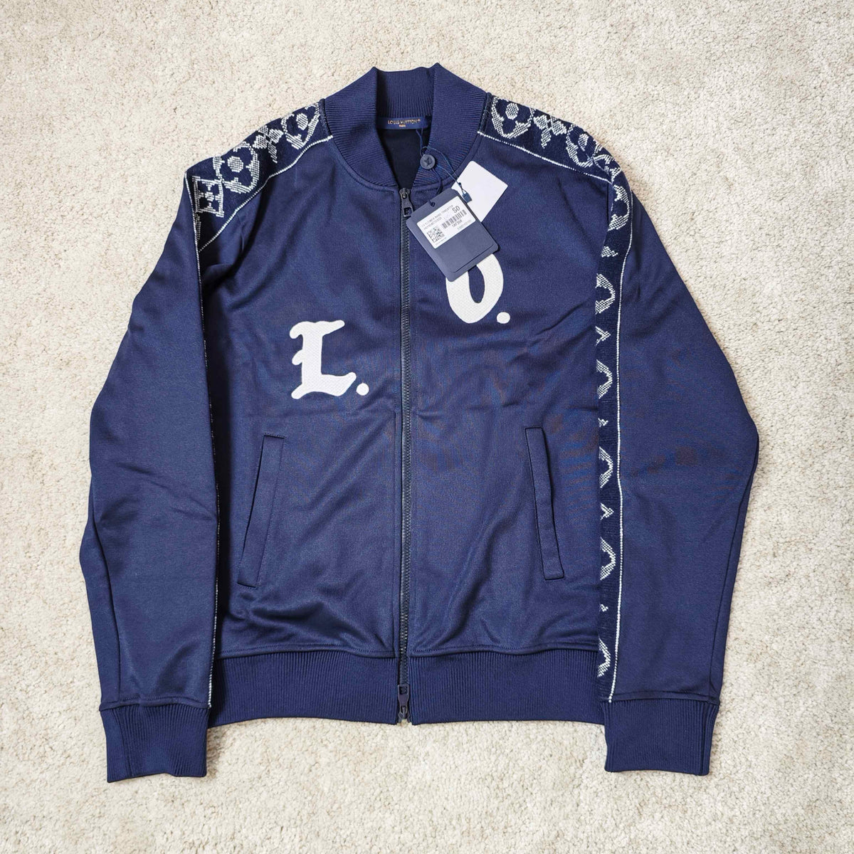 Louis Vuitton - LV Flower Band Tracktop - Polyamide - Blue - (S)