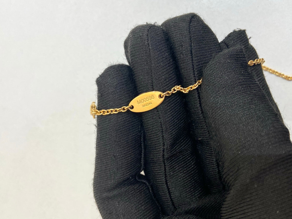 Louis Vuitton - LV Iconic Necklace - Metal with gold-color finish and crystal - Gold