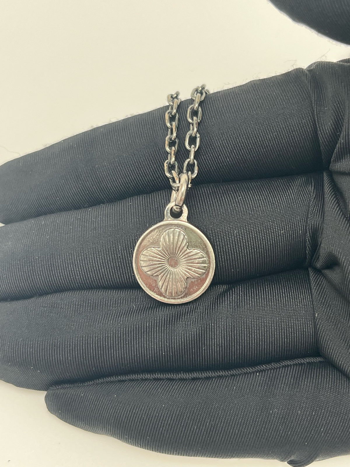 Louis Vuitton - LV Initiales Three-Pendant Necklace - Base metal with an antiqued finish and marble-effect logo detail. - Multicolour - (Medium-long)