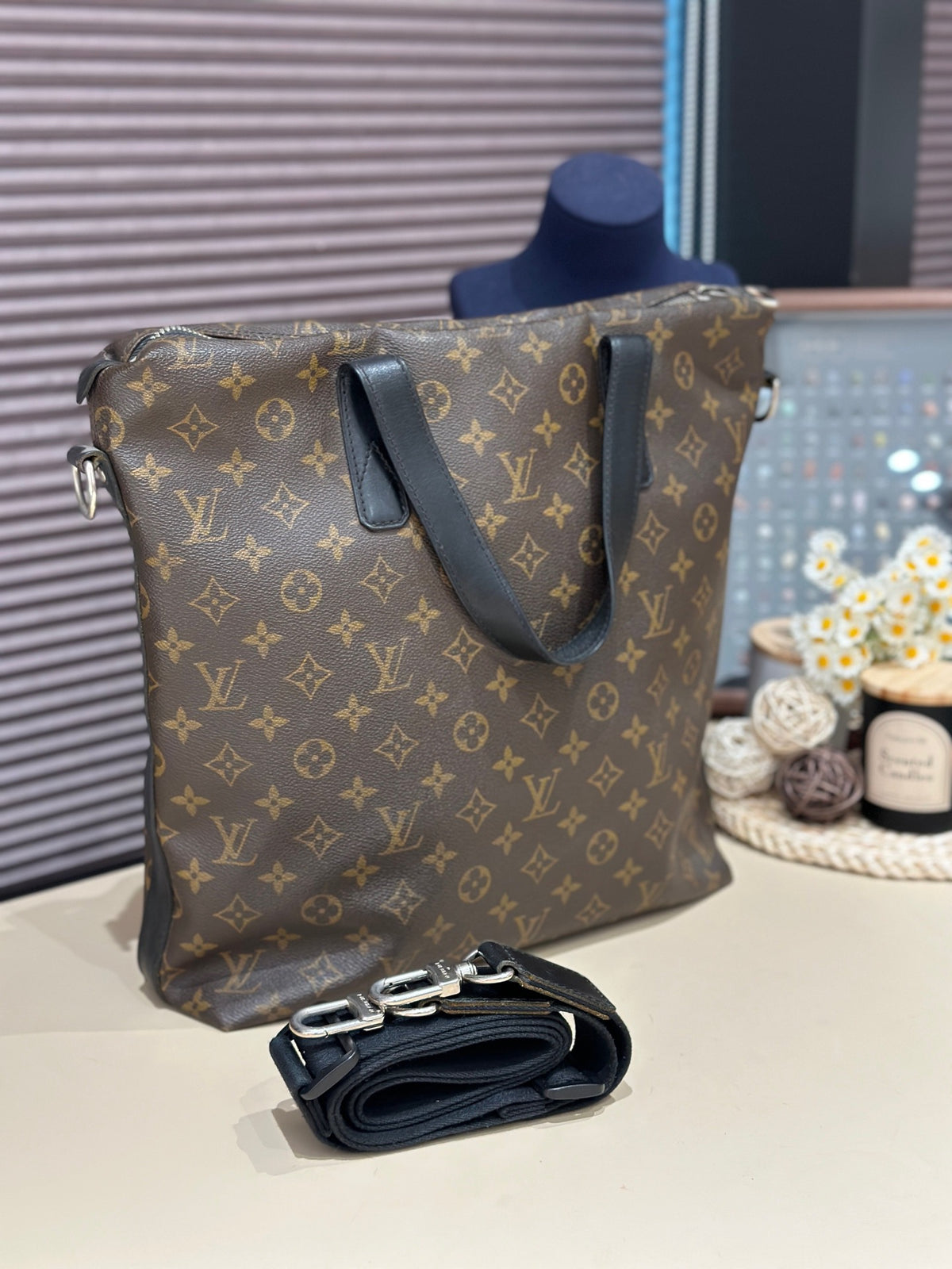 Louis Vuitton - M40388 - Leather - Brown - (large)