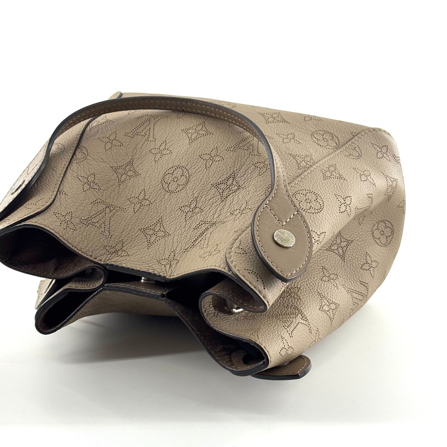 Louis Vuitton - Mahina Babylone BB - Perforated Mahina calfskin leather - Galet (Elephant Grey) - (Small)