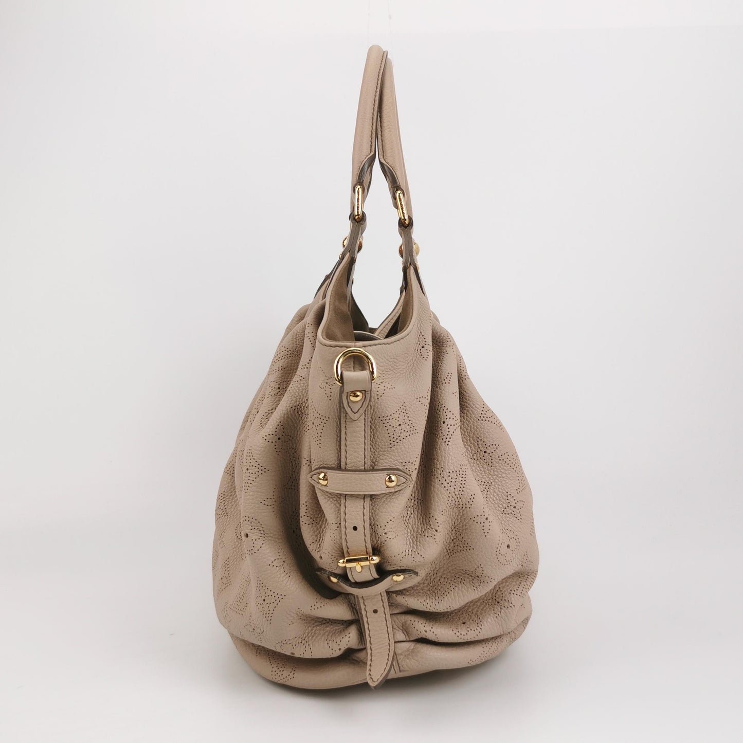 Louis Vuitton - Mahina - Leather - Beige - (medium)
