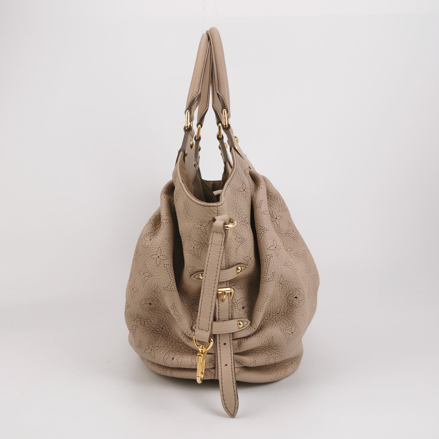 Louis Vuitton - Mahina - Leather - Beige - (medium)
