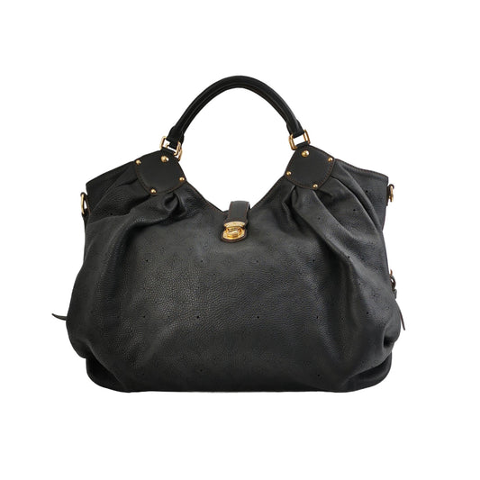 Louis Vuitton - Mahina - Leather - Black - (large)
