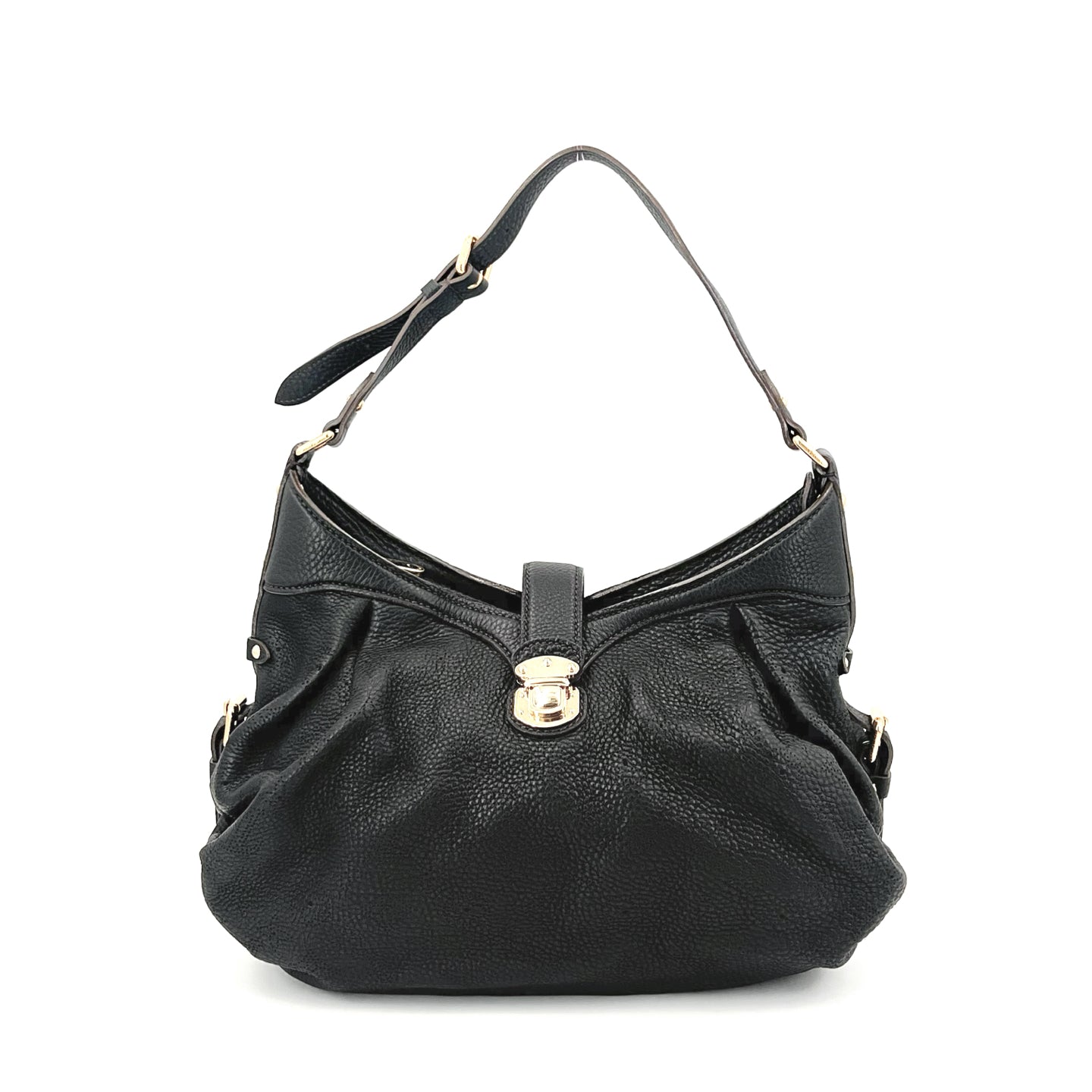 Louis Vuitton - Mahina - Leather - Black - (medium)